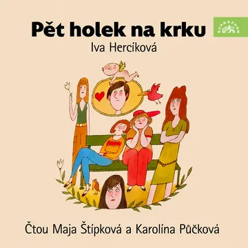 Pět holek na krku – obálka