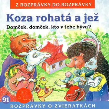 Koza rohatá a jež – obálka