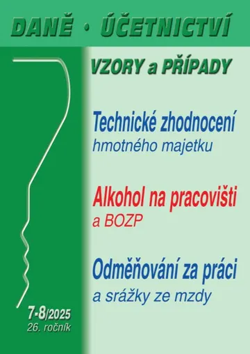 DÚVaP č. 7-8 / 2025 - Technické zhodnocení hmotného majetku a ZDP
