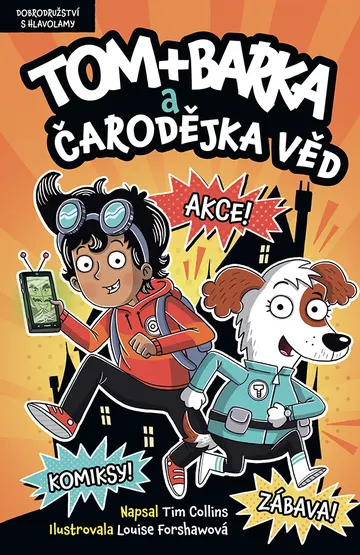 Tom + Barka a Čarodějka věd: Dobrodružství s hlavolamy – obálka