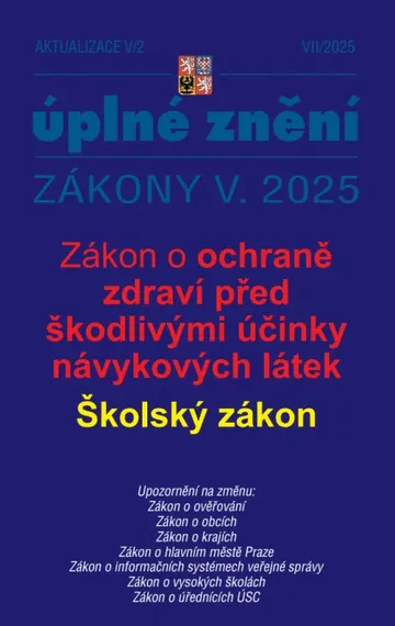 Aktualizace V/2 / 2025 - Školský zákon