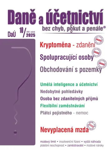 DaÚ č. 10 / 2025 - Kryptoměna – zdanění