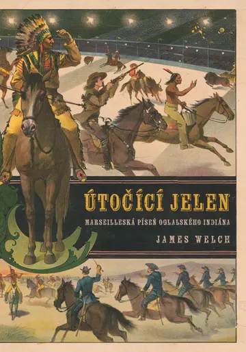 Útočící jelen – obálka