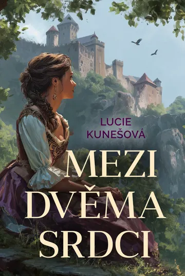 Mezi dvěma srdci – obálka
