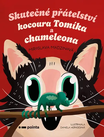 Skutečné přátelství kocoura Tomíka a chameleona – obálka
