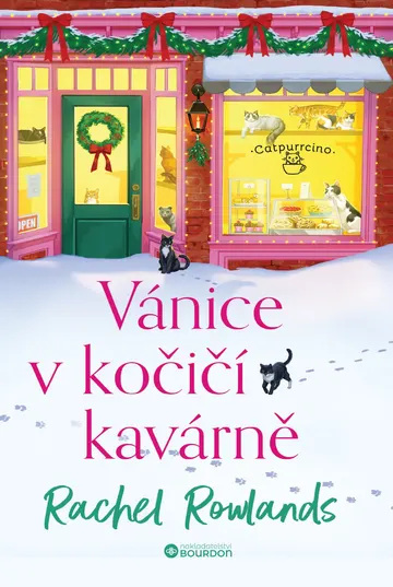 Vánice v kočičí kavárně – obálka