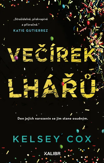 Večírek lhářů – obálka