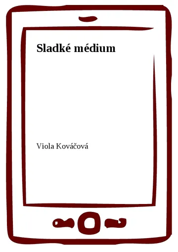 Sladké médium – obálka