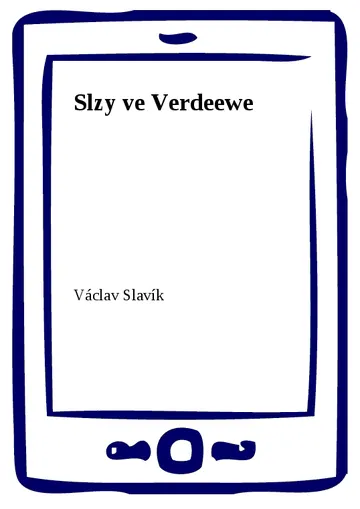 Slzy ve Verdeewe – obálka