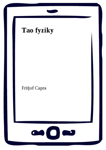 Tao fyziky – obálka