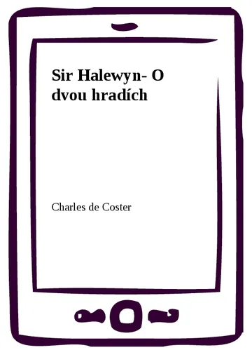 Sir Halewyn- O dvou hradích – obálka