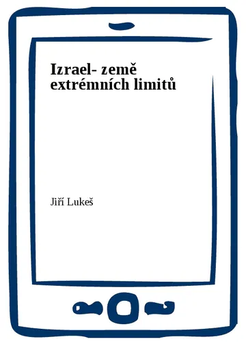 Izrael- země extrémních limitů – obálka