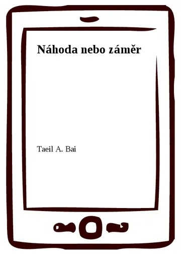 Náhoda nebo záměr – obálka