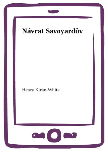 Návrat Savoyardův – obálka