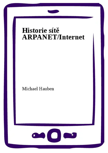 Historie sítě ARPANET/Internet – obálka