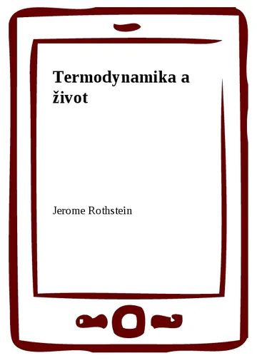 Termodynamika a život – obálka