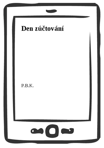 Den zúčtování – obálka