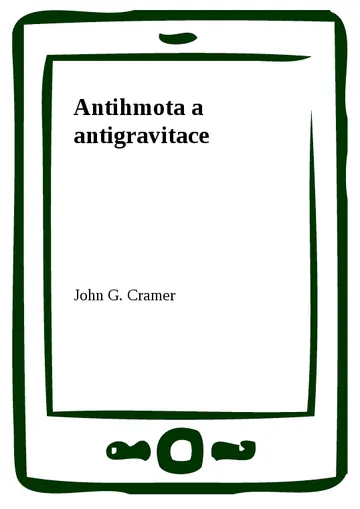 Antihmota a antigravitace – obálka