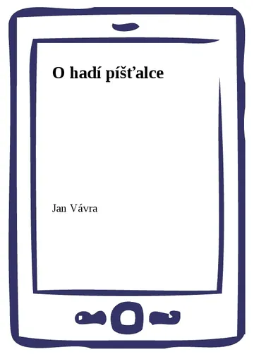 O hadí píšťalce – obálka