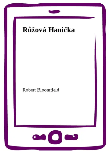 Růžová Hanička – obálka
