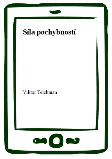 Síla pochybností – obálka