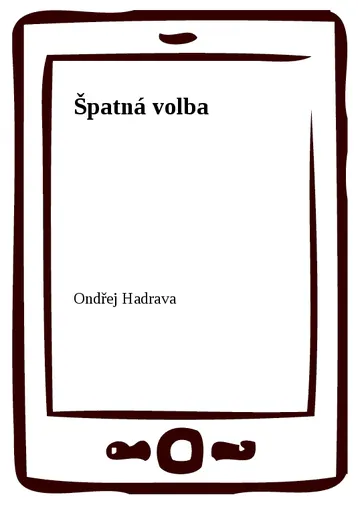 Špatná volba – obálka