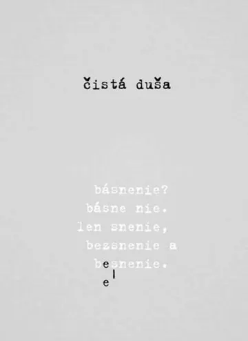 čistá duša – obálka