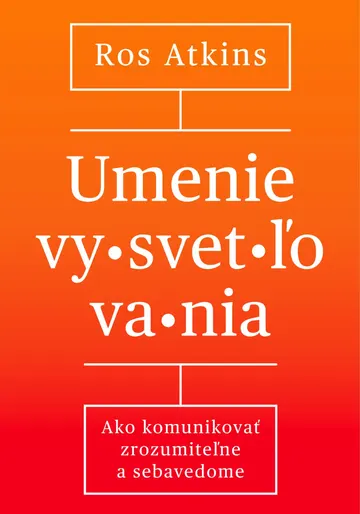Umenie vysvetľovania – obálka