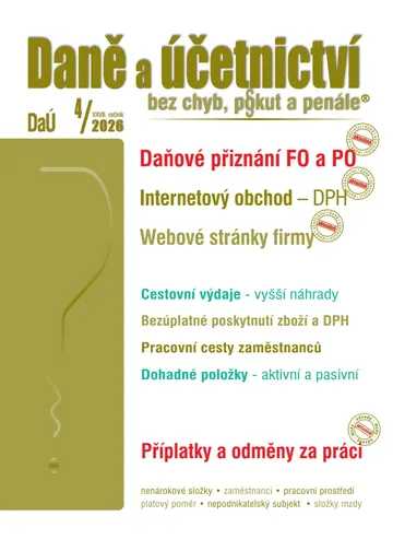 DaÚ č. 4 / 2026 - Daňové přiznání FO a PO za rok 2025