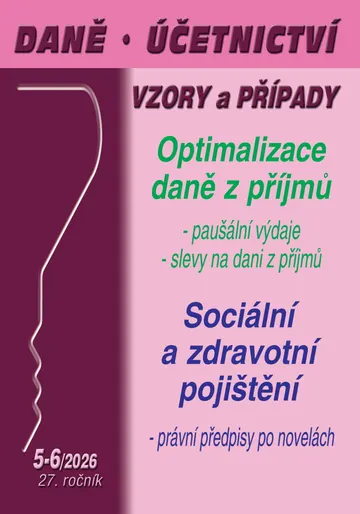 DÚVaP č. 5-6 / 2026 - Optimalizace daně