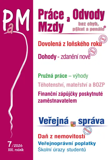PaM č. 7 / 2026 - Dovolená z loňského roku