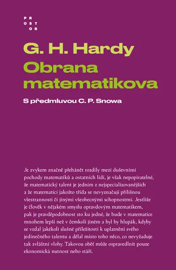 Obrana matematikova – obálka