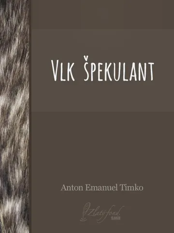 Vlk špekulant – obálka