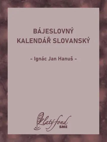 Bájeslovný kalendář slovanský – obálka