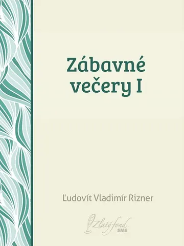 Zábavné večery I – obálka