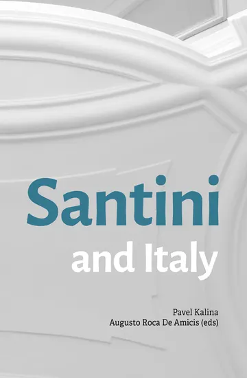 Santini and Italy. Proceedings from the international conference Rome, Accademia Nazionale di San Luca – Palazzo Carpegna, 6th–7th June 2023 – obálka