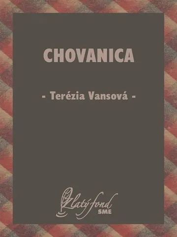 Chovanica – obálka