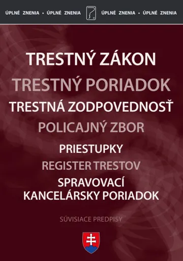 Trestný zákon 2023 – obálka
