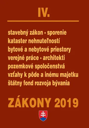 Zákony IV / 2019 – obálka
