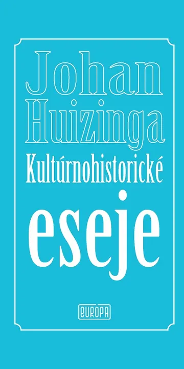 Kultúrnohistorické eseje – obálka