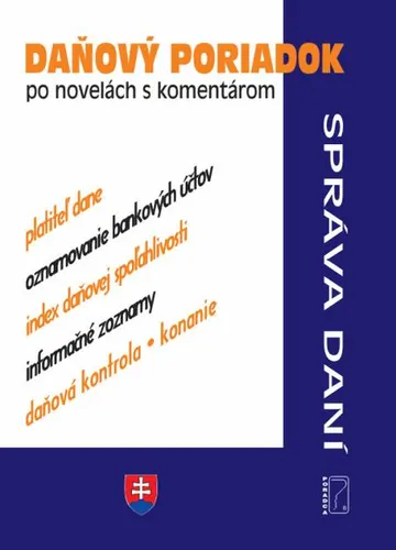 Daňový poriadok (s komentárom 2022) – obálka