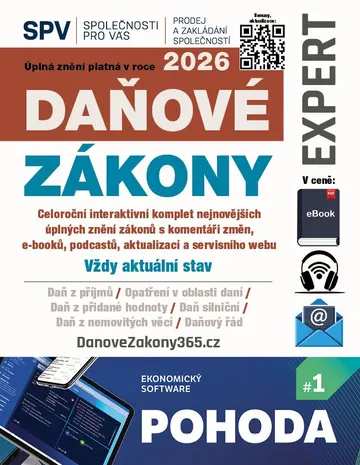 Daňové zákony 2026 Expert (právní stav 1. 1. 2026)