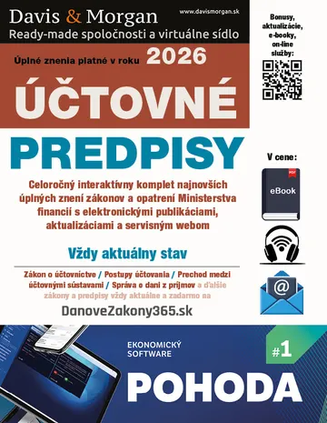 Účtovné predpisy 2026
