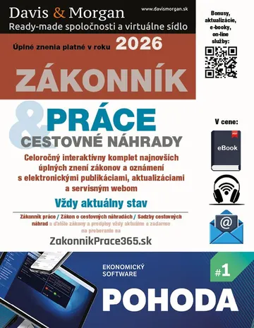 Zákonník práce a Cestovné náhrady 2026