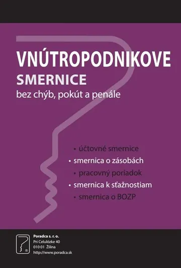 Vnútropodnikové smernice (Bez chýb, pokút a penále) – obálka