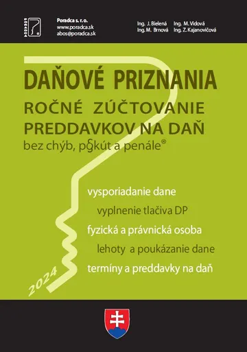 Daňové priznanie + vyplnené vzory a tlačivá