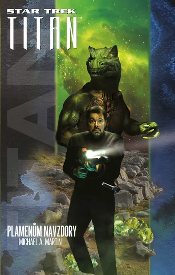 Star Trek: Typhonský pakt – Plamenům navzdory – obálka