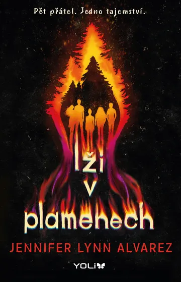 Lži v plamenech – obálka