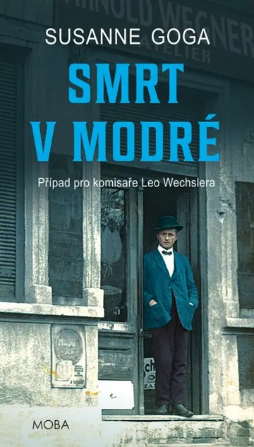 Smrt v modré – obálka