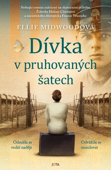 Dívka v pruhovaných šatech – obálka